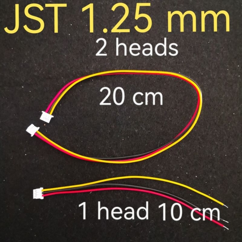 ปลั๊ก JST 1.25mm 2-6 pin สำหรับกล้อง FPV หรือ มอเตอร์ Cinewhoop/tinywhoop