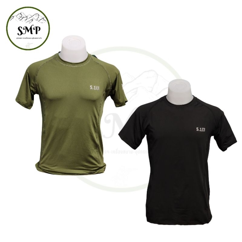 เสื้อยืดซับใน เสื้อยืดทหาร เสื้อยืดคอกลมแขนสั้น  5.1+ Tactical series