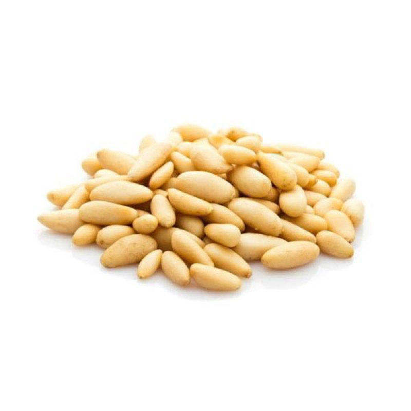 Pine Nuts (raw)Premium Grade 250g From California เมล็ดสนเม็ดเต็มดิบ ไม่มีเปลือก 250g