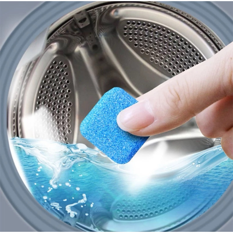 (R-023) 1บาท2ชิ้นเม็ดฟู่ทำความสะอาดเครื่องซักผ้า ก้อนฟู่ทำความสะอาดถังเครื่องซักผ้า ก้อนฟู่ล้าง ขจัดคราบ ฆ่า