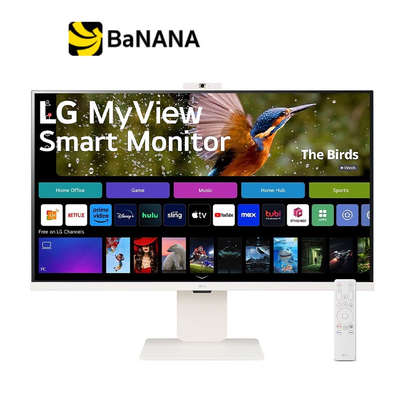 จอมอนิเตอร์ LG 32SR85U-W.ATM Smart Monitor (IPS 4K USB-C) by Banana IT