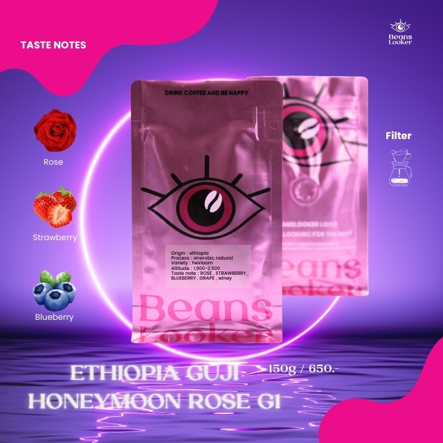 ETHIOPIA GUJI HONEYMOON ROSE G1