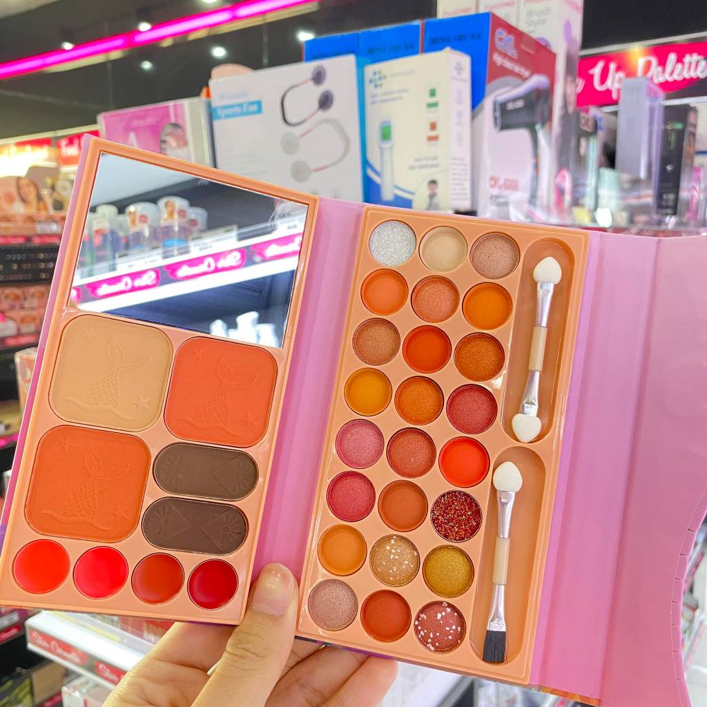No.8636G Mermaid Eyeshadow พาเลทเซตแต่งหน้า