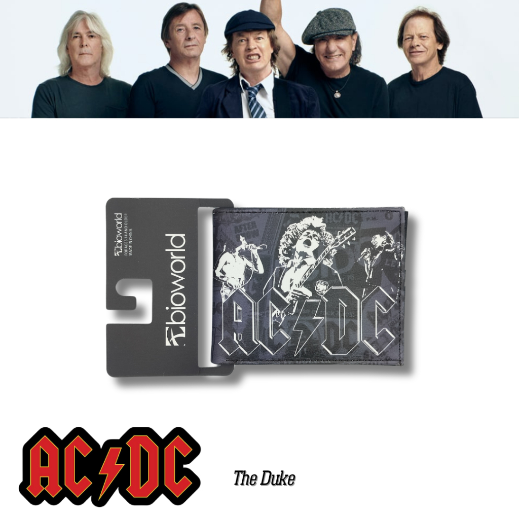 กระเป๋าสตางค์ AC/DC เอซี/ดีซี กระเป๋าตัง Back in Black