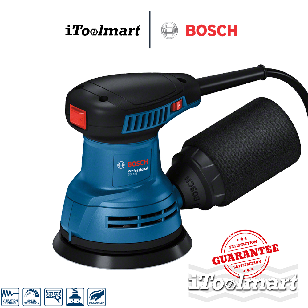 BOSCH เครื่องขัดกระดาษทรายกลม GEX 125
