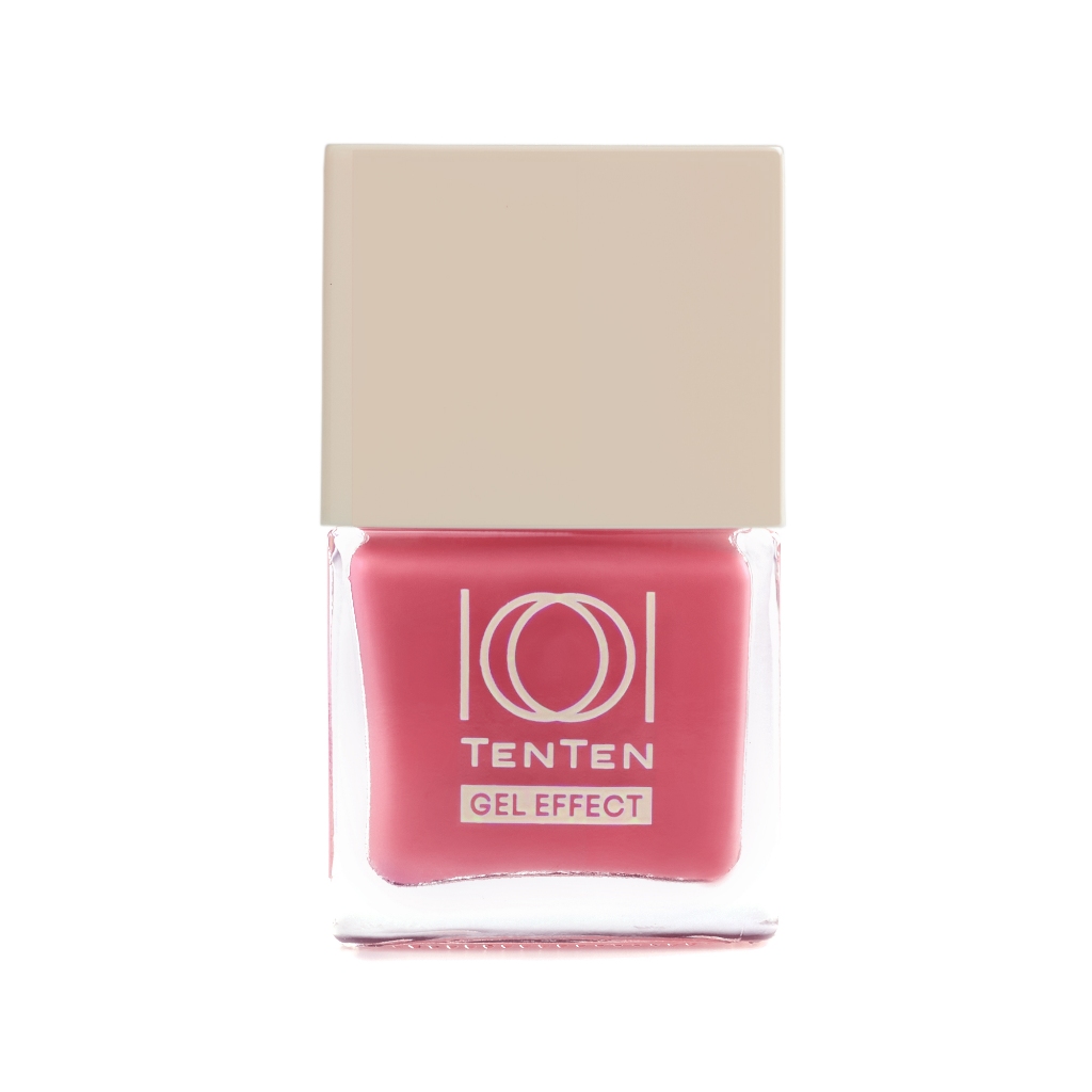 Ten Ten Gel Effect Nail Polish12ml.NB73 Sassy Pink เท็น เท็น เจล เอฟเฟค เนล โพลิช 12มล. เอ็นบี 73 แซสซี่ พิงค์