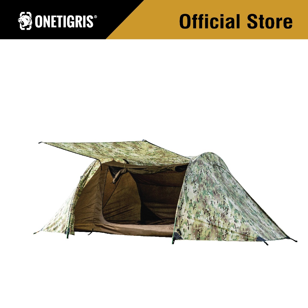 Onetigris เต็นท์ รุ่น Multicam® COMETA Camping Tent เต็นท์ตั้งเเคมป์ เต็นท์แคมป์ เต็นท์ลายพราง เต้นท์สนามเดินป่า เต็นท์ก