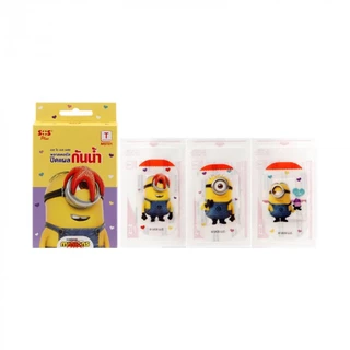 พลาสเตอร์ใส SOS Plus T1 HELLO KITTY,FC1,SOS MINIONS มินเนี่ยน,ลายไดโน รุ่น T1 พลาสเตอร์กันน้ำ #L1