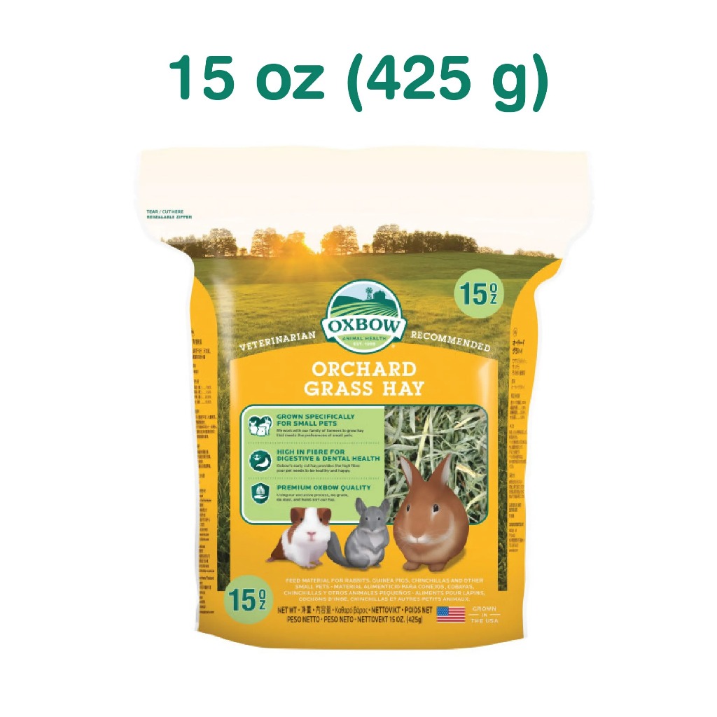 OXBOW Orchard Grass Hay หญ้าออชาร์ด ขนาด 15 ออนซ์
