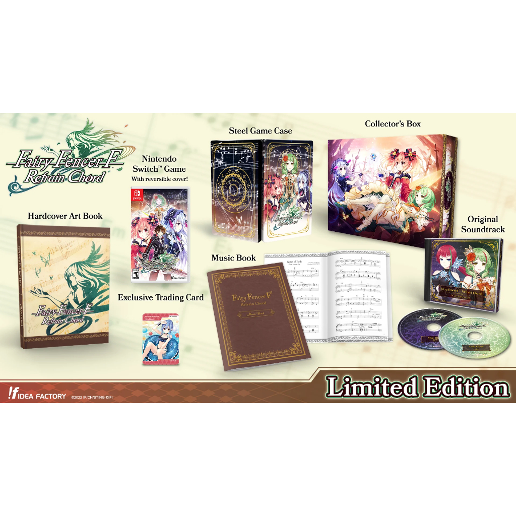 (ReStock 31.12.2024) 🎮 [NSW][IFI] : FAIRY FENCER F: REFRAIN CHORD LIMITED EDITION (US) (America)