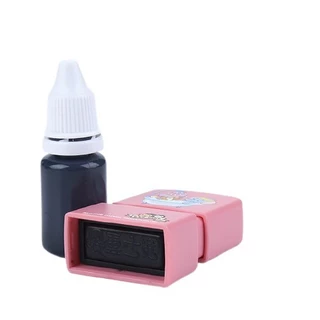 หมึกเติมตรายางแฟลช Flash rubber stamp refill ink ขนาด10ml. น้ำหมึกปั๊มกระดาษเท่านั้น สินค้าพร้อมส่ง
