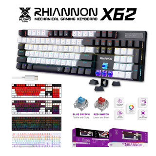 NUBWO X62 คีย์บอร์ด Keyboard Gaming คีย์บอร์ดเกมมิ่ง คีย์บอร…