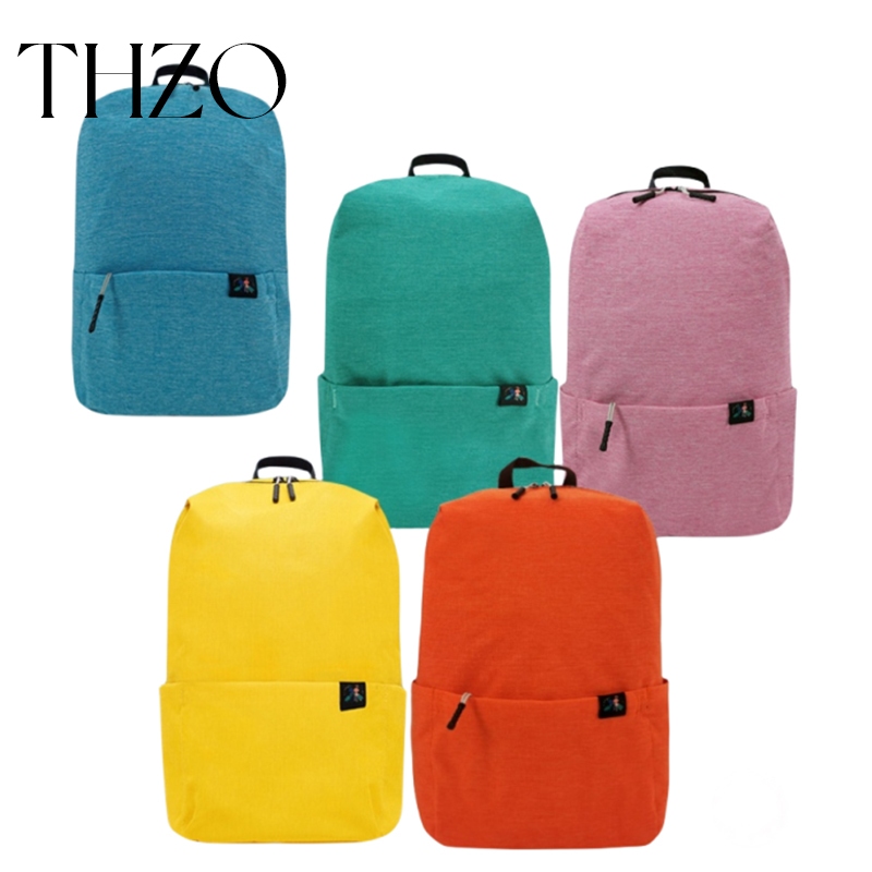 กระเป๋าเป้สะพายหลัง กระเป๋าสะพายไหล่ ขนาดเล็ก 4สี สําหรับผู้ชาย ผู้หญิง