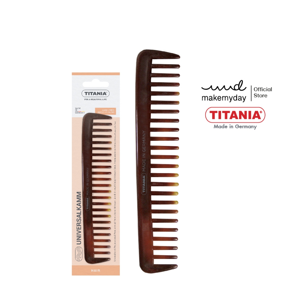 TITANIA Ladies comb หวีซี่ห่าง ขนาด 18.5 cm นำเข้าจากเยอรมันนี