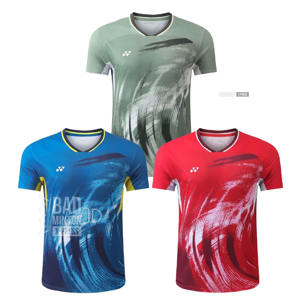 [ส่งจากไทย] เสื้อแบดมินตัน โยเนกคอวี รุ่นใหม่ล่าสุดปี 2024 สินค้าพร้อมส่งจากคลังสินค้าในไทย มีบริการเก็บเงินปลายทาง