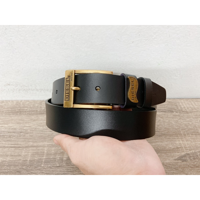 เข็มขัดหนังแท้ Diesel ดีเซล