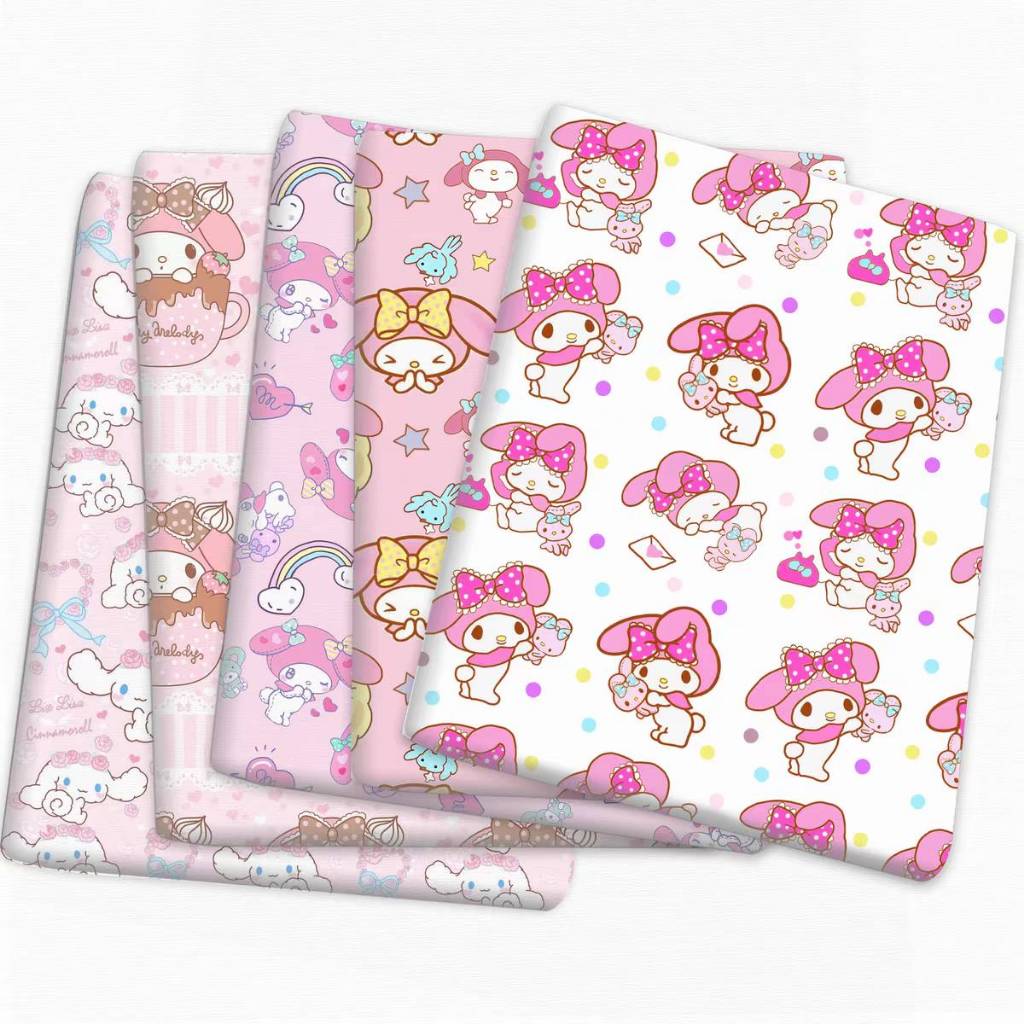 Preorder-ผ้าโพลีผสมคอตตอน พิมพ์ระบบDigital หน้ากว้าง145ซม. Polyester 65%, Cotton 35%