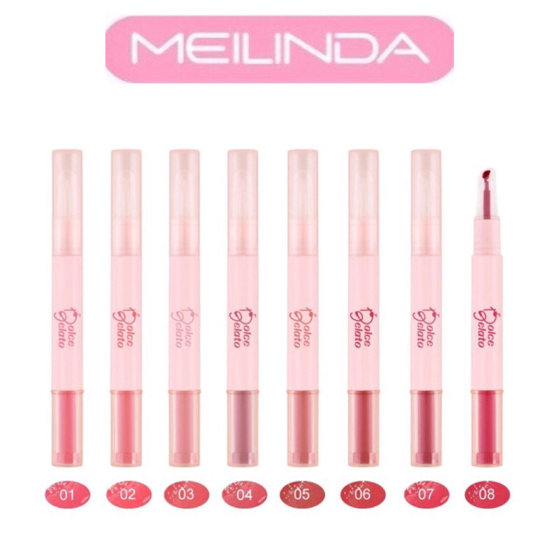 MEILINDA Dolce Gelato Glow And Shine Your Lip Gloss เมลินดา ดอร์เช่ เกลาโต โกลว์แอนด์ไชน์ ยัวร์ ลิปกลอส MC2075