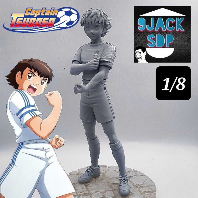 1/8 captain tsubasa นักบอล สึบาสะ การ์ตูน anime โมเดล เรซิ่น resin