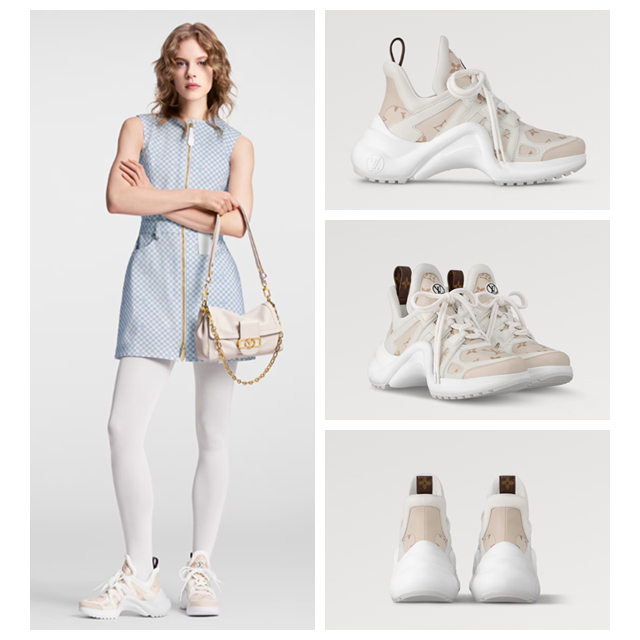 Louis Vuitton/LV ARCHLIGHT/รองเท้าผ้าใบผู้หญิง