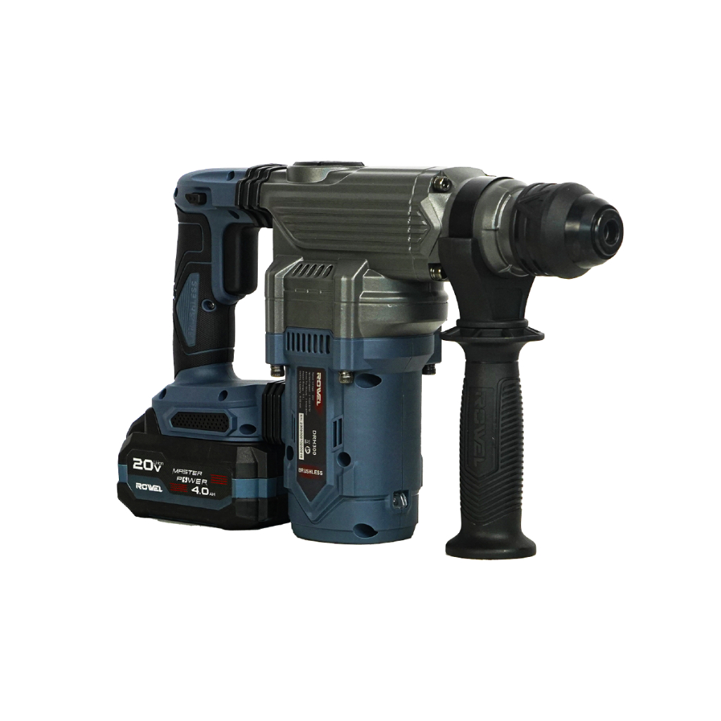 สว่านโรตารี่แฮมเมอร์แบตเตอรี่ ไร้สาย สว่าน 2 ระบบ Cordless ROTARY HAMMER ROWEL รุ่น DRH300