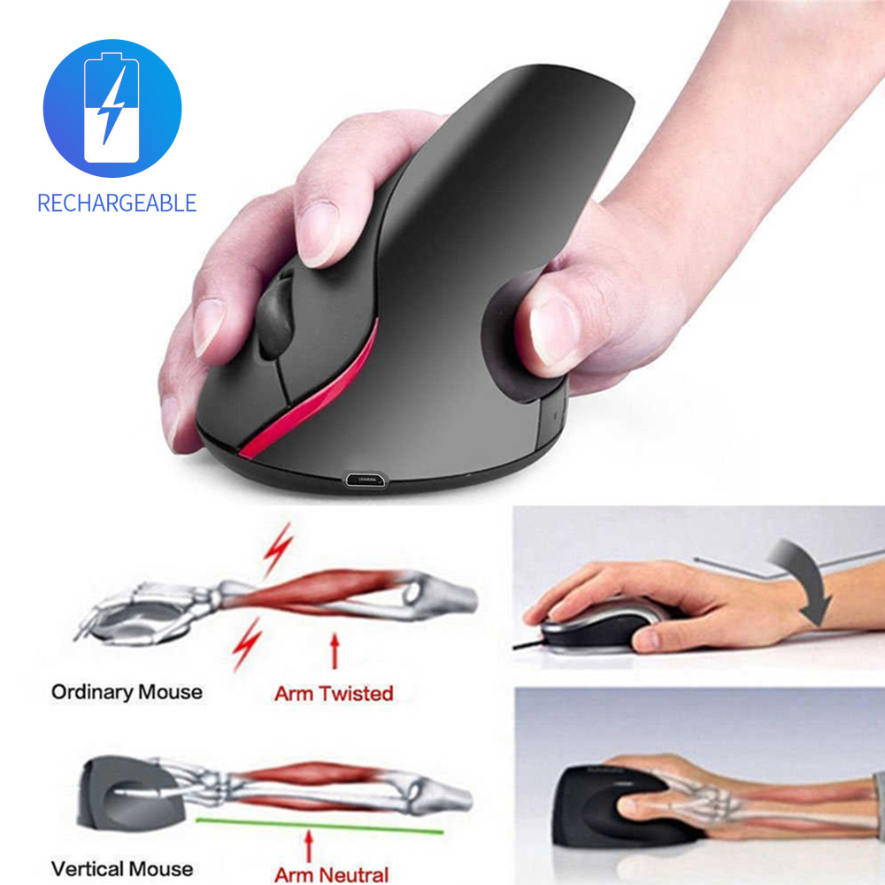 [COD] Ergonomic Vertical Mouse  - เมาส์สุขภาพ ลดการเมื่อยล้าข้อมือและฝ่ามือ