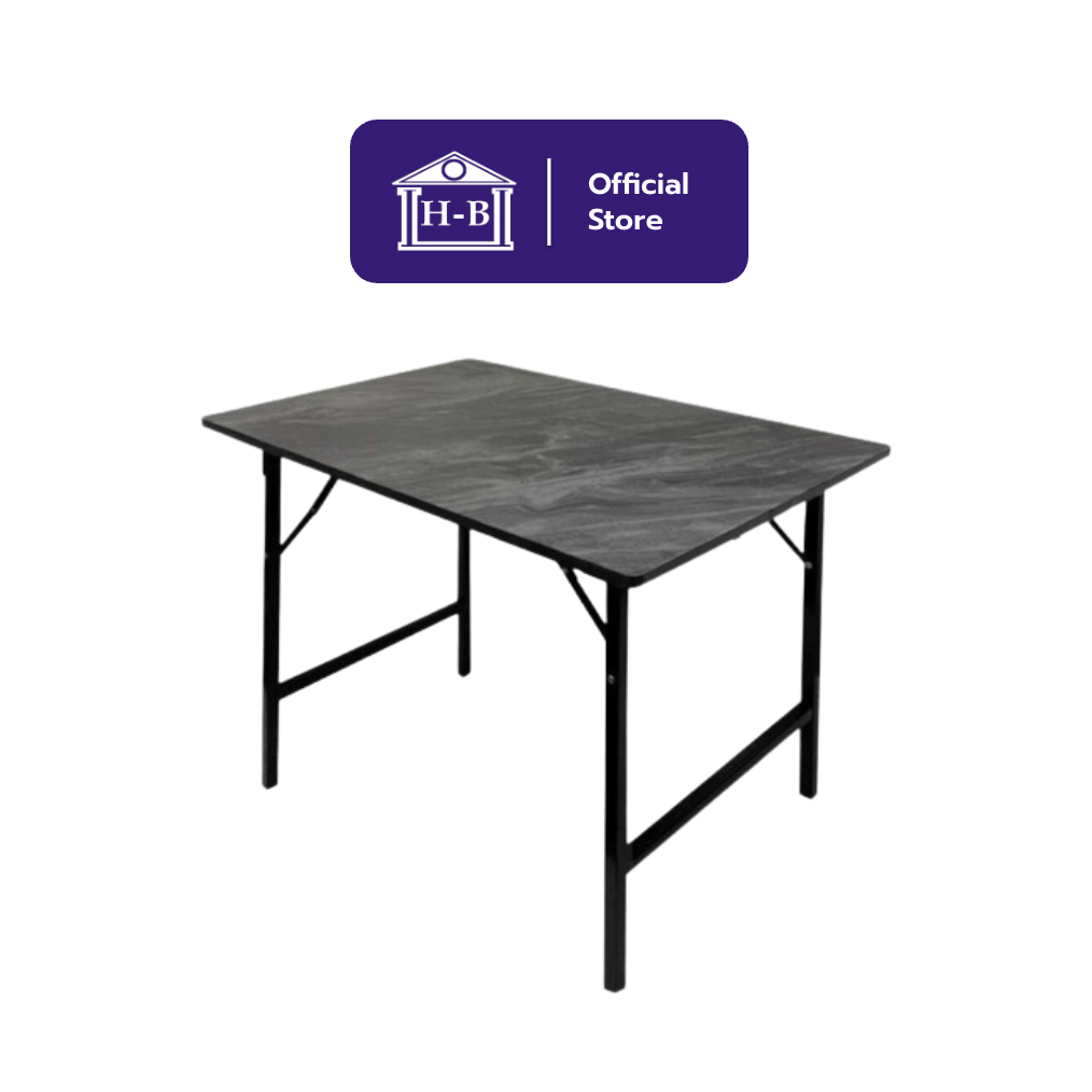 Home Best โต๊ะพับอเนกประส่งค์ขนาด 60x90 ซม. ผลิตจากเหล็กคุณภาพดี แข็งแรง ทนทาน
