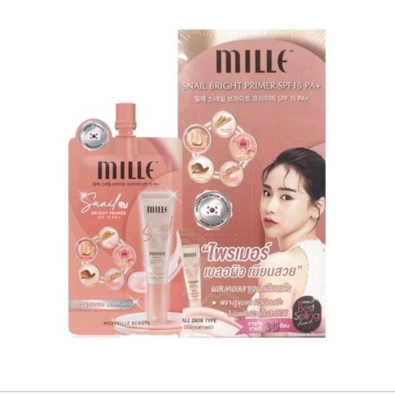 Mille Snail Bright Primer Spf15 PA+