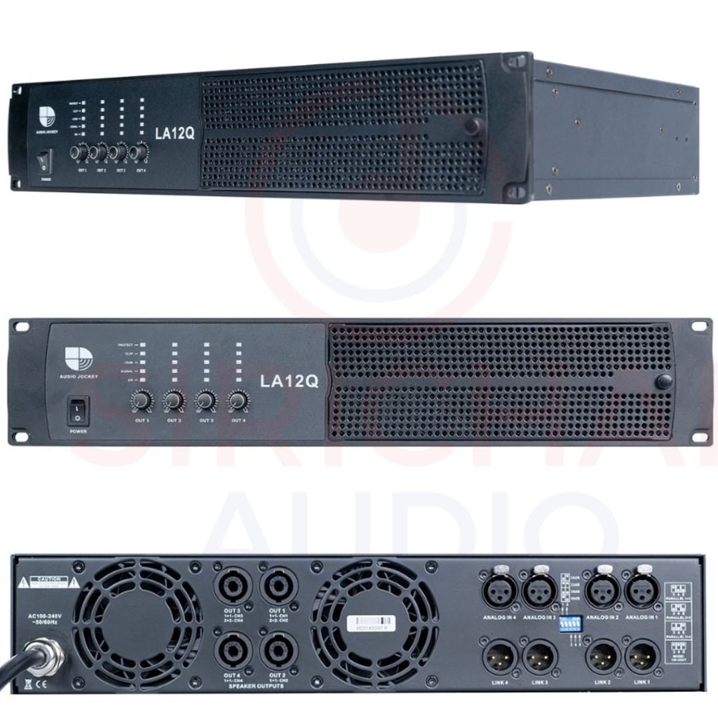 เพาเวอร์แอมป์4ชาแนล Audio Jockey รุ่น LA12Q