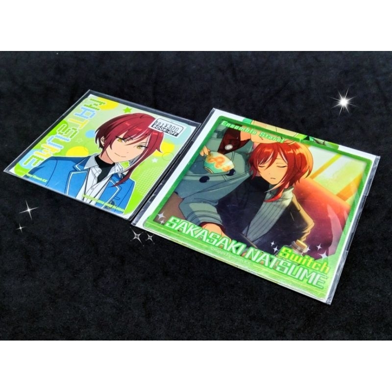 🌋ถูกลิขสิทธิ์🌋ของสะสม เซทแผ่นรองแก้ว และสติ๊กเกอร์ ซากาซากิ เอนเซมเบิ้ล สตาร์ (Ensemble Stars)