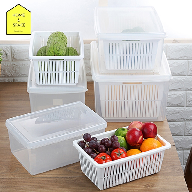 กล่องถนอมอาหาร พร้อมตะกร้า แบรนด์ Keyway รุ่น LM03 , LM02 , LM01 , LMA1