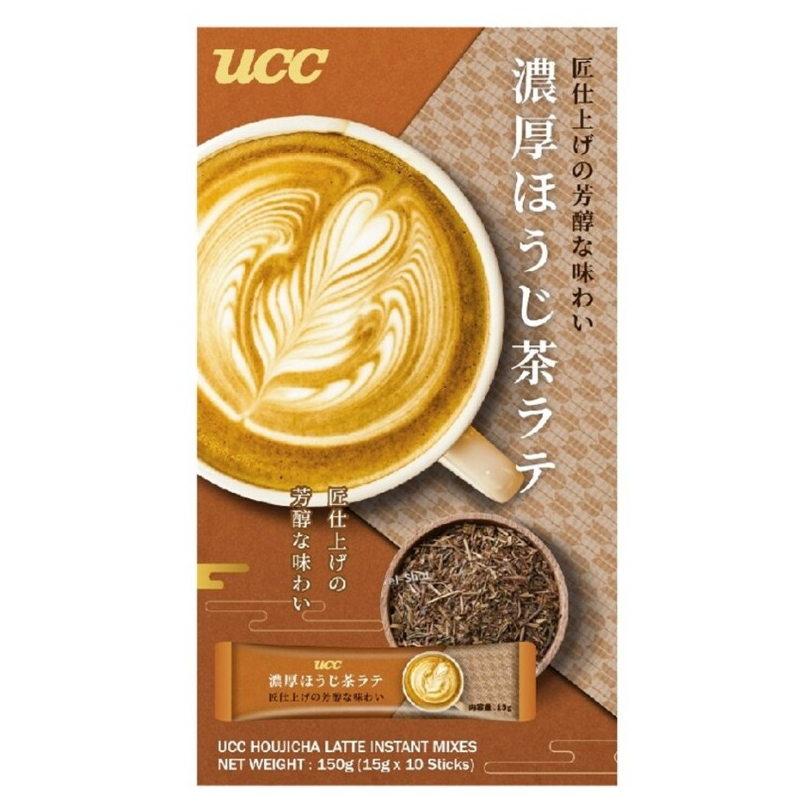 UCC Hojicha Matcha Latte ยูซีซี โฮจิฉะ มัทฉะ ลาเต้ 150g. (10 sticks)