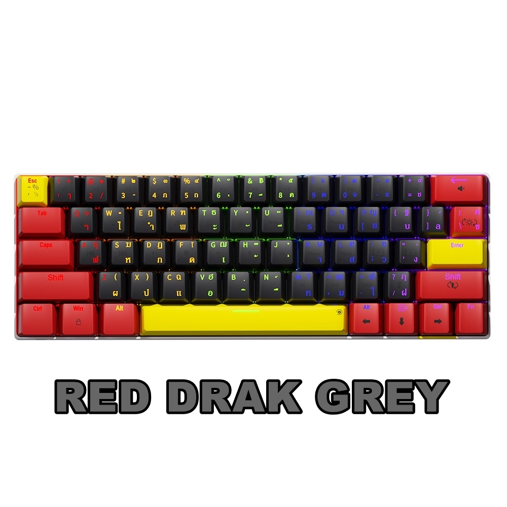 คีย์บอร์ด Neolution E-Sport PATHEON Gaming 60% Keyboard Mechanical JiXian Brown Switch คีบอร์ดเกมมิ่ง ประกันศูนย์ 2 ปี