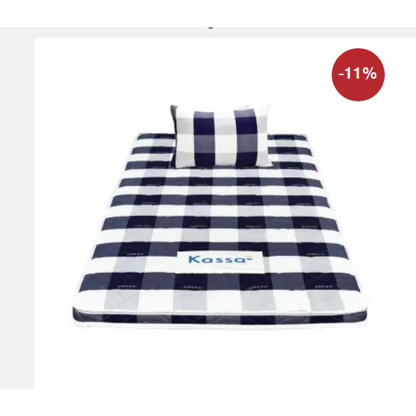 ที่นอนปิกนิกใยสังเคราะห์ KASSA HOME รุ่น Caleb ขนาด 3 ฟุต