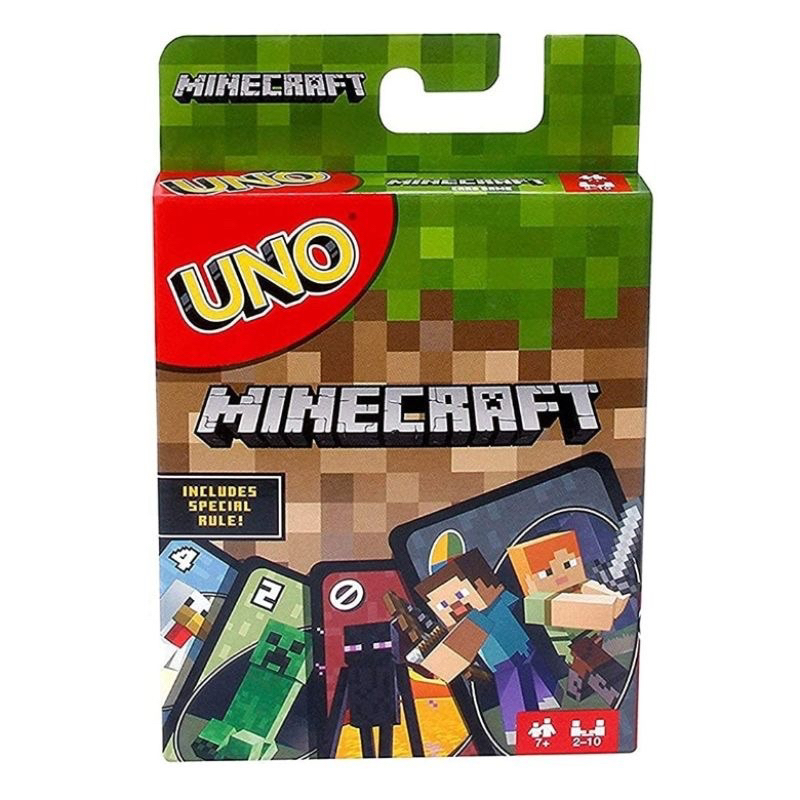 UNO Minecraft Card Game | 2-10 Players | 7+ Ages.