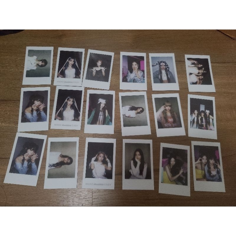 พร้อมส่ง instant photo card easy le sserafim