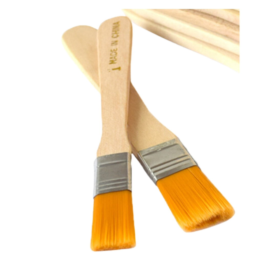 แปรงปัดผงกาแฟ แปรงทำความสะอาด ด้ามไม้ ยาว 13.2 ซม. รหัส 2697 - รูปที่ 2