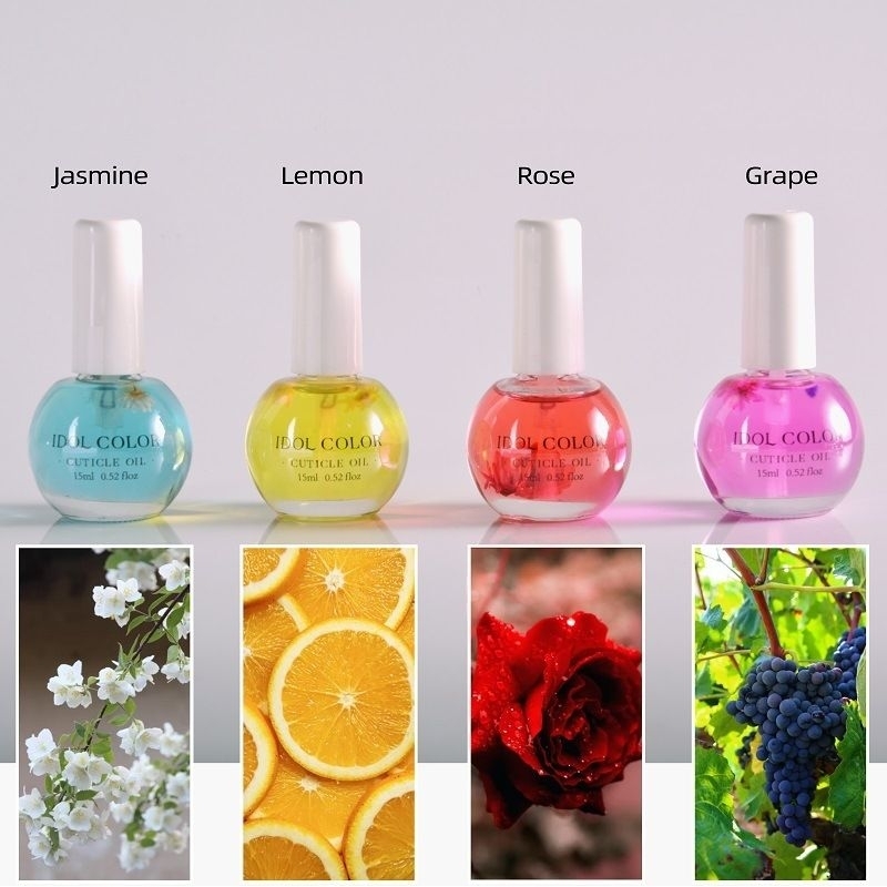 [ Idol color ] น้ำมันบำรุงเล็บ กลิ่นหอมผลไม้ 15 ml.