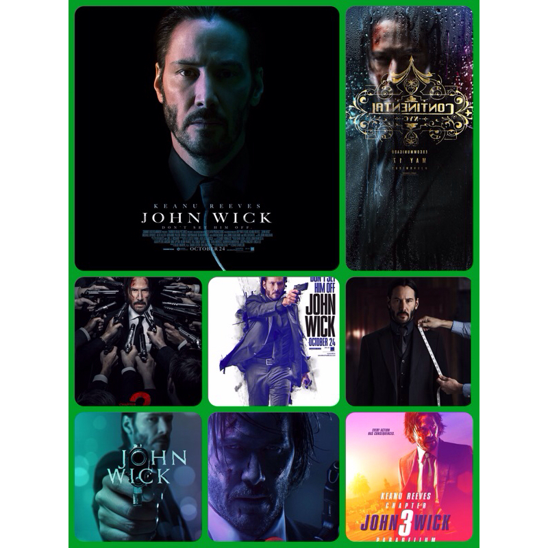 โปสเตอร์หนัง John Wick: Chapter จอห์น วิค แรงกว่านรก ขนาด 11.5 X 16.5 นิ้ว (A3) ราคา ถูกที่สุด ดีลบีเคเค