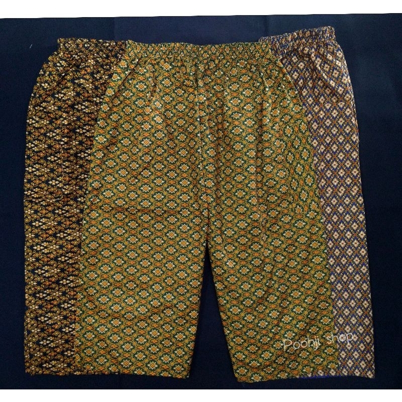 กางเกงลายไทย เอวยางยืด ต่อเป้า มี 2 ขนาด ราคาถูก