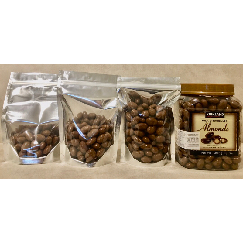 📌(พร้อมส่ง)🍫แบ่งขาย Kirkland milk chocolate Almonds /Raisins มิลค์ ช๊อคโกแลต อัลมอนด์/ลูกเกด ส่งไว 🚚