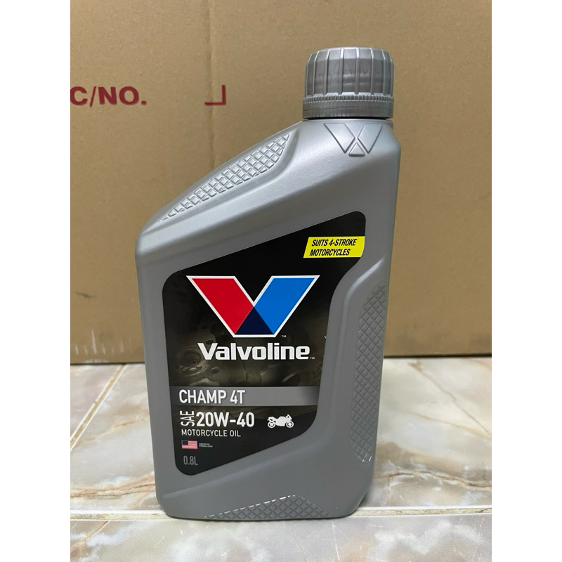 น้ำมันเครื่องวาโวลีน ขนาด0.8 สีเทา 20w40