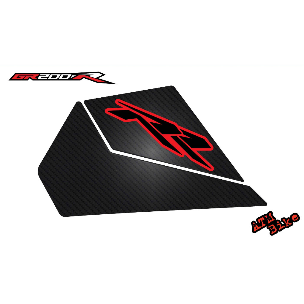กันรอยข้างถัง GPX-GR200R - ดำ แดง #gr200r #gpxgr200r #กันรอยgpx #กันรอยgr200r #ของแต่งgpx