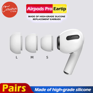Caravan Crew for Eartips Silicone Replacement Use for แอร์พอร์ต โปร จุกหูฟังซิลิโคน ทดแทน 1 คู่