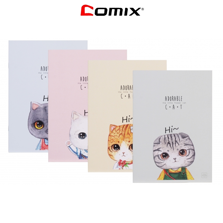 Comix CH419 สมุดบันทึก A5 สสุมด สมุดโน๊ต 20แผ่น สสุมดลายกาการ์ตูน สมุดน่ารัก สุ่มสี 1เล่ม