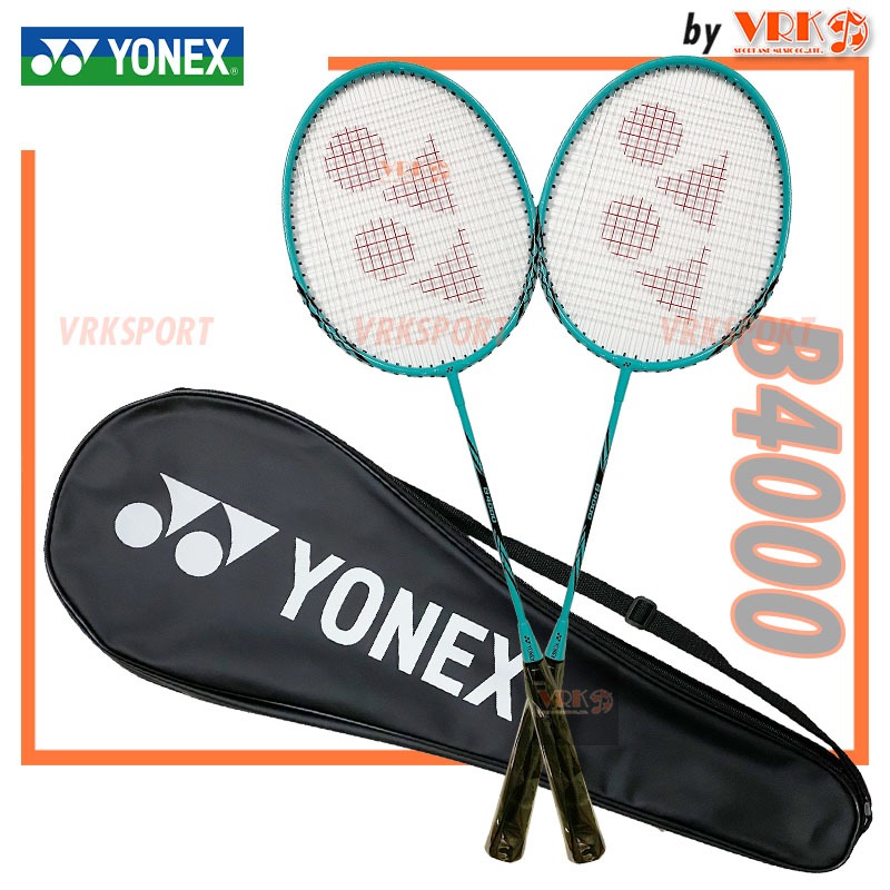 YONEX ไม้แบดมินตัน รุ่น B 4000 - ไม้ 2 อัน พร้อมกระเป๋าเต็มใบ YONEX Badminton Racket