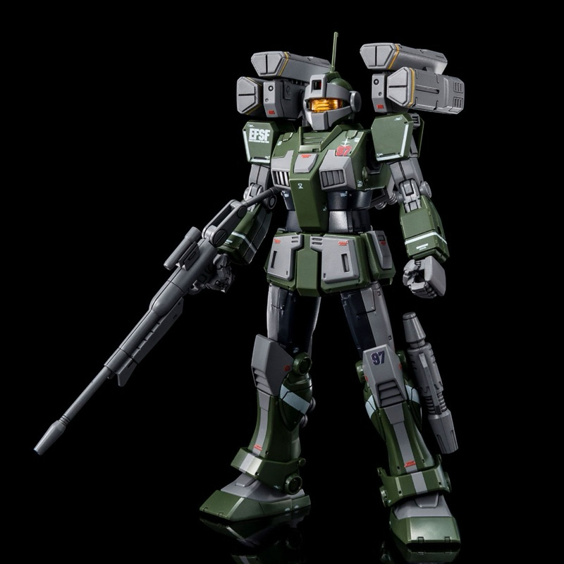 [P-Bandai] HG The Origin GM Sniper Custom (with Missile Launcher)