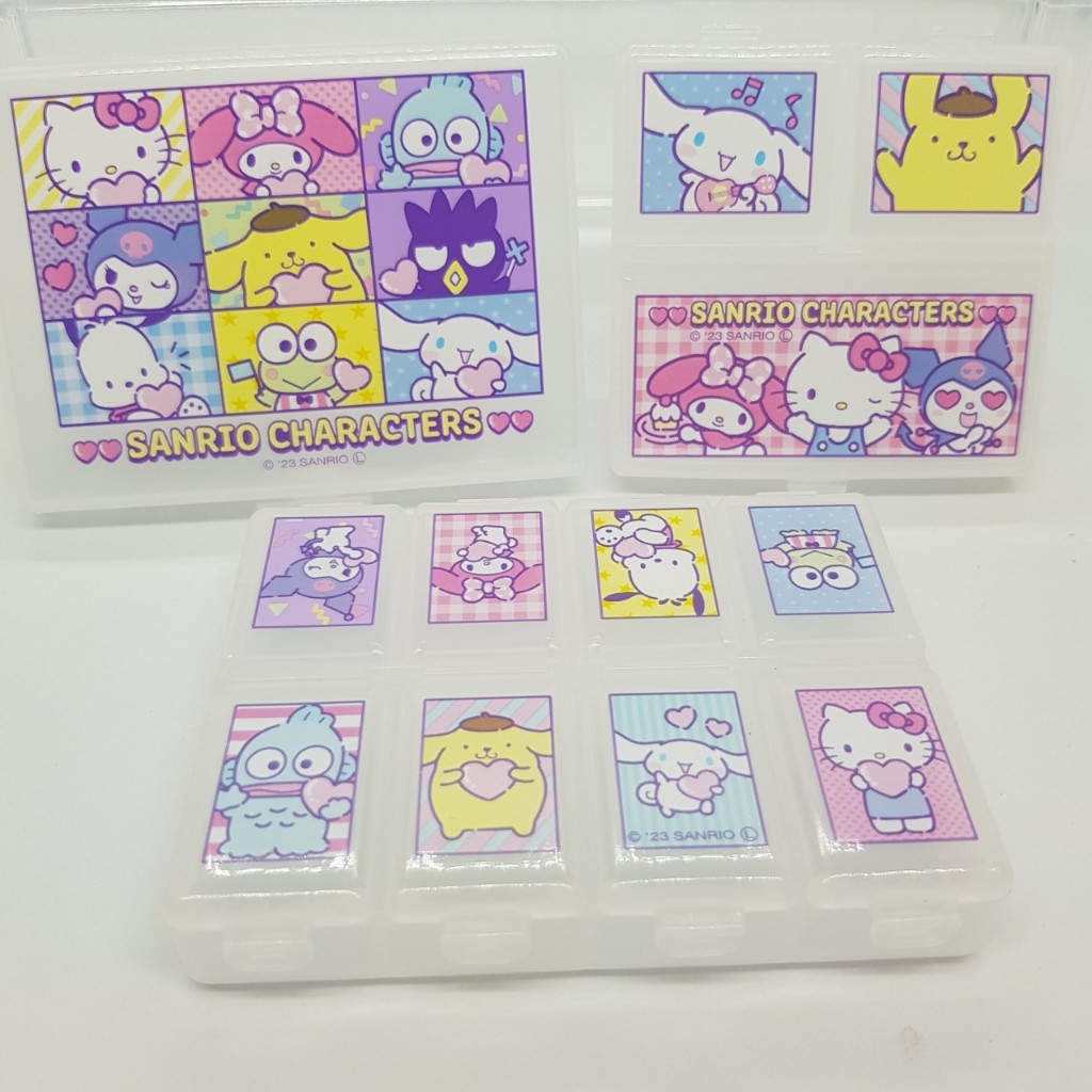 กล่องใส่ยาแบบแบ่งช่อง ตลับยา ลายซานริโอ้ Sanrio การ์ตูนลิขสิทธิ์ จากประเทศญี่ปุ่น