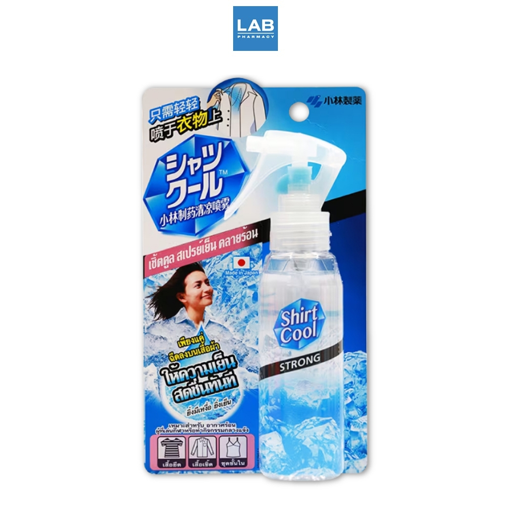 Shirt Cool Spray Strong Mint 100ml. เชิ้ตคูล สเปรย์ สตรองมิ้นต์ สำหรับฉีดเสื้อผ้า 100 มล.