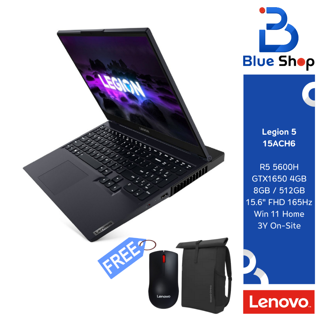 [82JW00KTTA] Notebook Lenovo Legion5 AMD R5-5600H